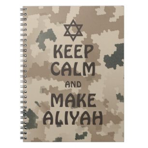 Carnet Restez Calme Et Faites De L'Aliyah