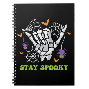 Carnet Restez Éffrayant Halloween Squelette main