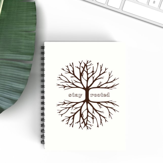 Carnet Restez enraciné Arbre Inspirationnel Foi chrétienn (Créateur téléchargé)