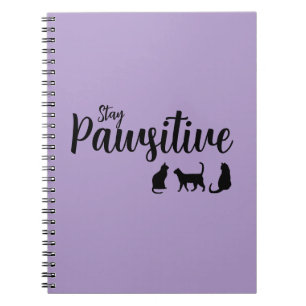 Carnet Restez un chat noir à la mode