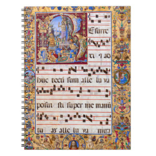 Carnet Résurrection de Pâques Antiphon médiéval grégorien