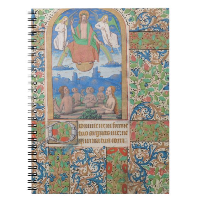 Carnet Résurrection Manuscrit médiéval de Pâques (Devant)
