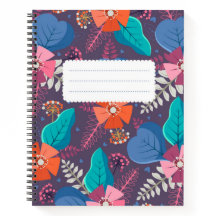 Retour à l'école avec feuilles d'automne - Noteboo