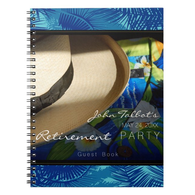 Carnet Retraite tropicale avec Blue Palms GuestBook (Devant)