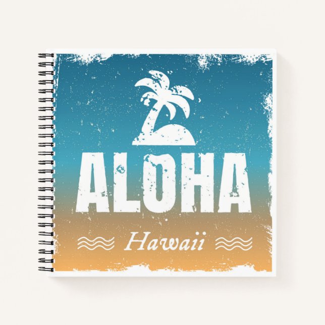 Carnet Retro Aloha Hawaii (Devant)