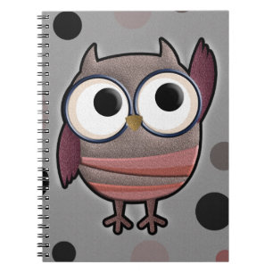 Carnet Rétro hibou