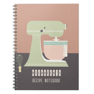 Carnet Retro-inspired personalized notebook for home chef