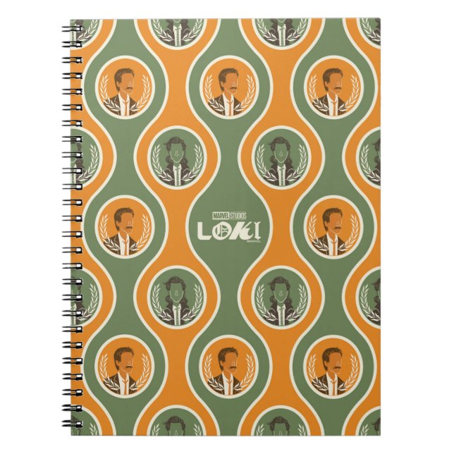 Carnet Retro Loki & Mobius Motif (Devant)