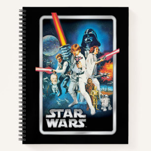 Carnet Rétro Luke Skywalker, Leia, & Han Solo Cinématogra