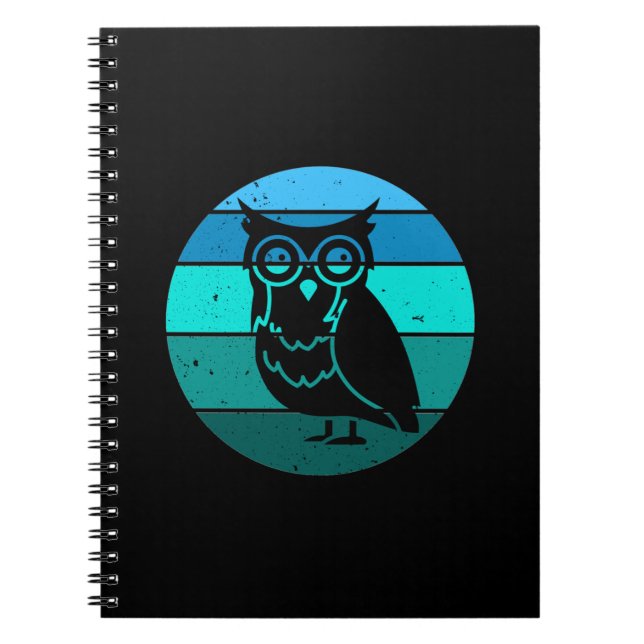 Carnet Retro Owl (Devant)