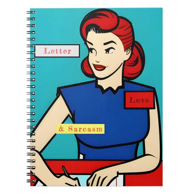 Carnet Retro Personnalisé 1950s Custom Pop Art Humour (Devant)