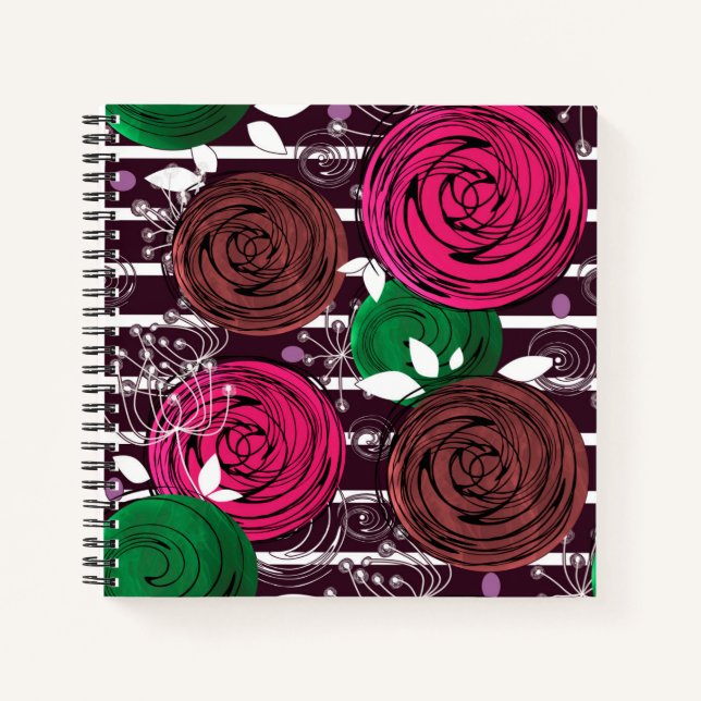 Carnet Rétro, rustique, folk (Devant)