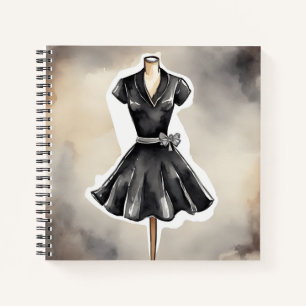 Carnet Retro Vintage Chic LBD Petit Robe Noire Mode