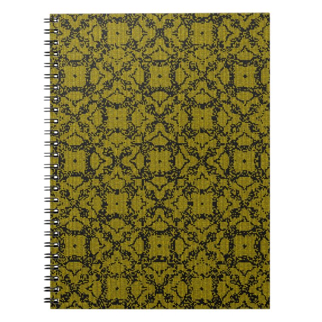 Carnet Retro Vintage esthétique Arrière - plan Design 80, (Devant)