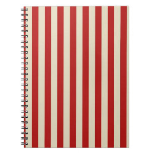 Carnet Retro Vintage Vertical PopCorn Classic Stripes