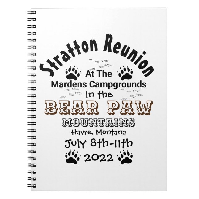 Carnet Réunion de Stratton 2022 (Devant)