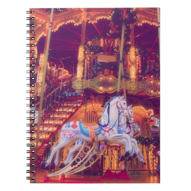 Carnet rêve d'enfance - vieux cheval carrousel (Devant)