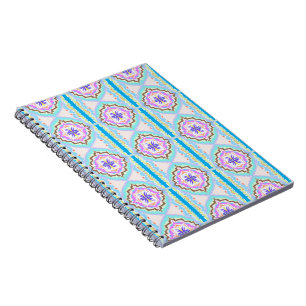 Carnet Rêve Pastel Boho Géométrique Kaléidoscope