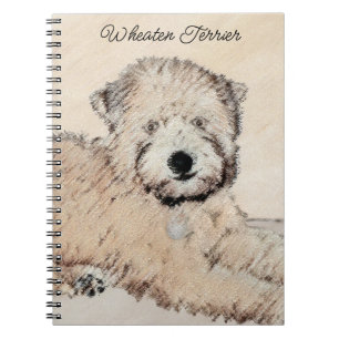 Carnet Revêtu doux Roue Peinture Terrier Art original