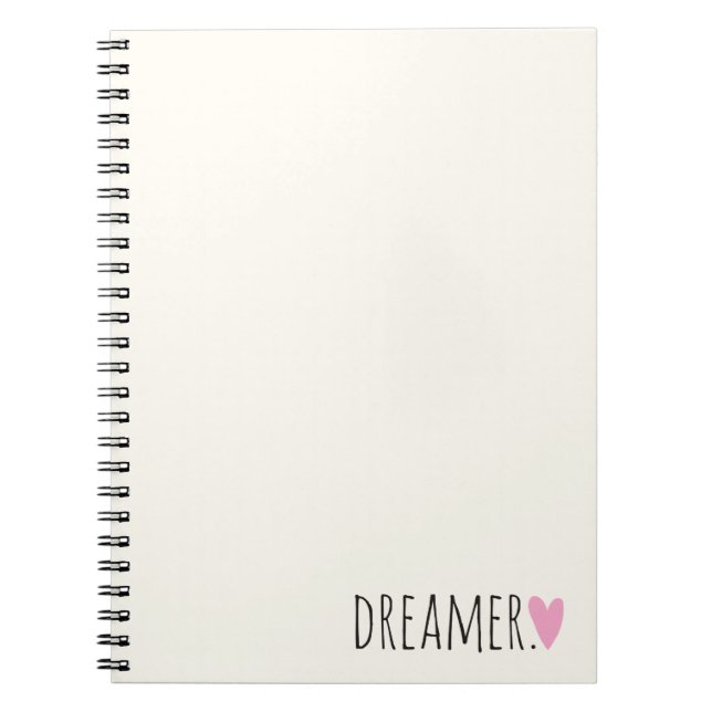 Carnet Rêveur avec coeur (Devant)