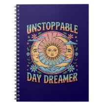 Rêveur irrésistible Soleil Lune Design Rétro