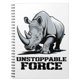 Carnet Rhino incassable : Force et puissance déchaînées