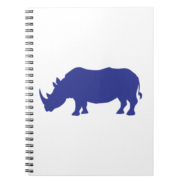 Carnet Rhinoceros Silhouette (Devant)
