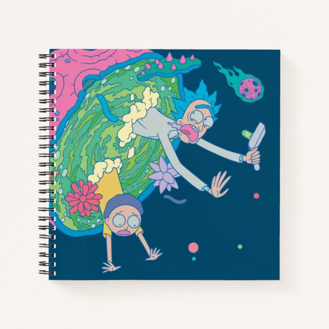 Carnet RICK ET MORTY™ | Décrochage du portail infecté (Devant)