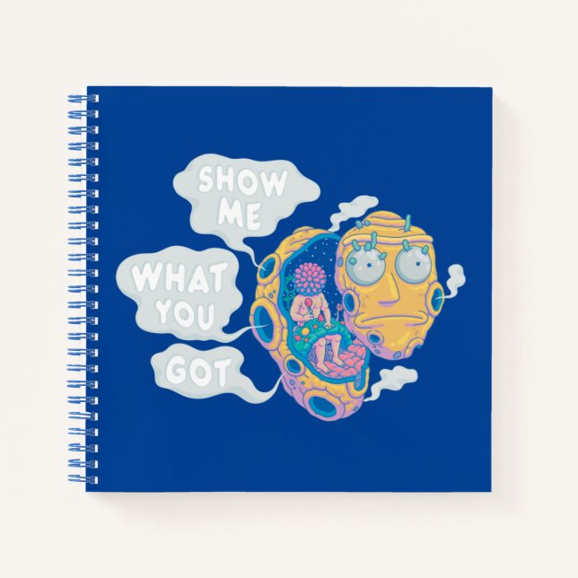 CARNET RICK ET MORTY™ | MONTREZ-MOI CE QUE VOUS AVEZ OBTE (Devant)