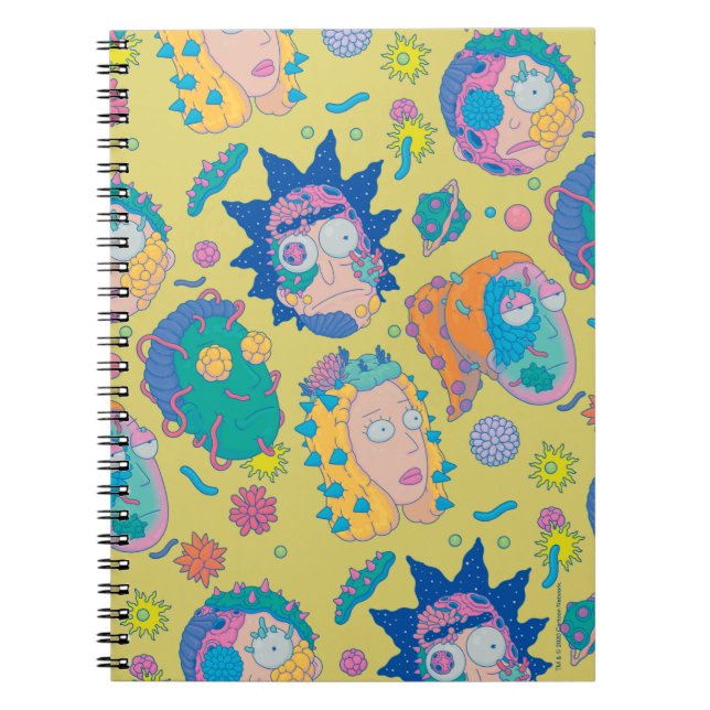 Carnet RICK ET MORTY™ | Motif de famille Smith infecté (Devant)