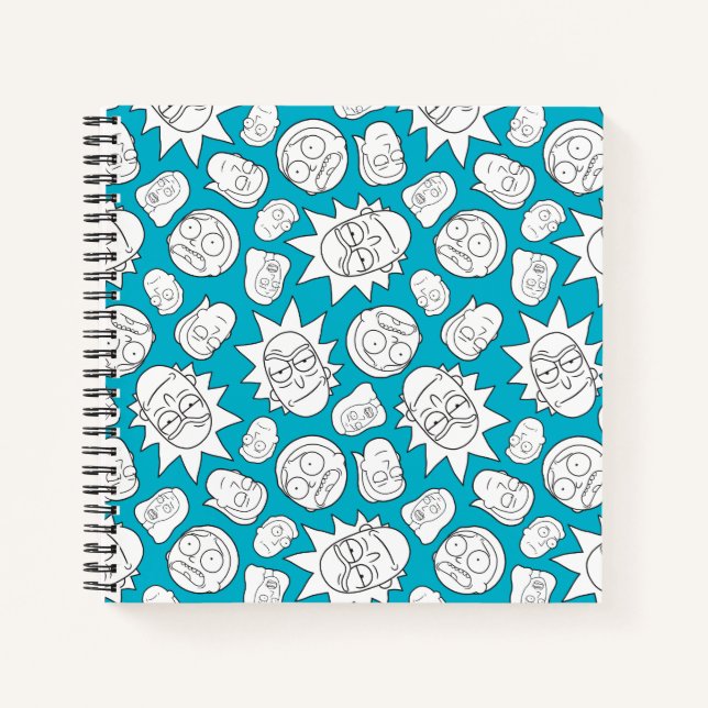 Carnet RICK ET MORTY™ | Motif en chef de la famille Smith (Devant)