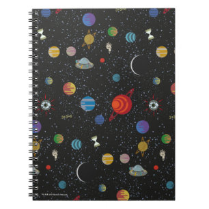Carnet RICK ET MORTY™ Motif spatial