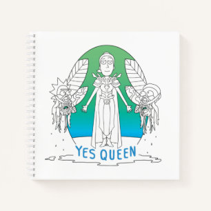 Carnet RICK ET MORTY™   Oui Reine