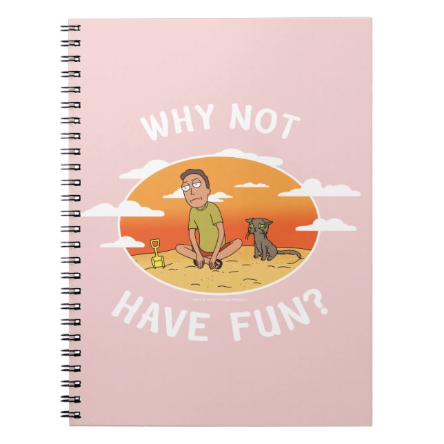 Carnet RICK ET MORTY™ | Pourquoi ne pas s'amuser (Devant)