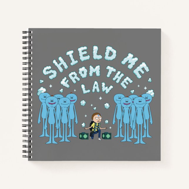 Carnet RICK ET MORTY™ | Protégez-Moi De La Loi (Devant)
