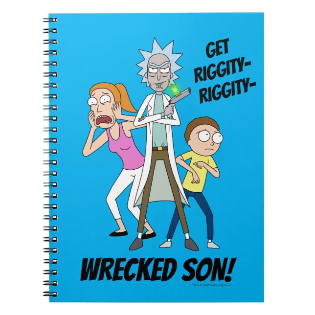 Carnet RICK ET MORTY™ | Rick, Morty et Summer (Devant)