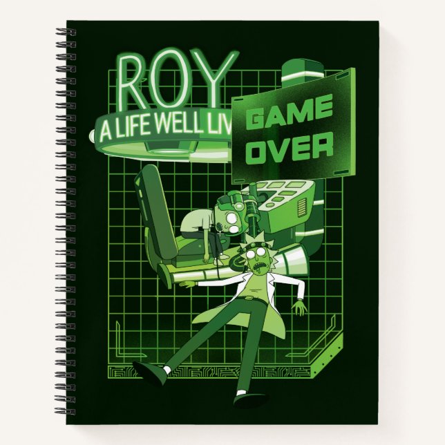 Carnet RICK ET MORTY™ | Roy Une Vie Bien Vécue (Devant)