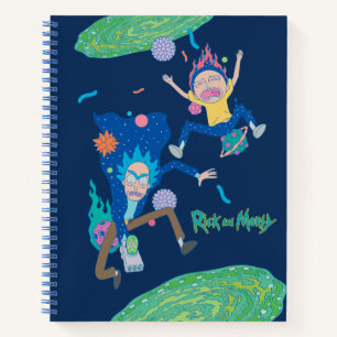 Carnet RICK ET MORTY™ Saut de portail infecté