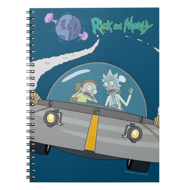 Carnet RICK ET MORTY™ | Vol En Navire Spatial (Devant)