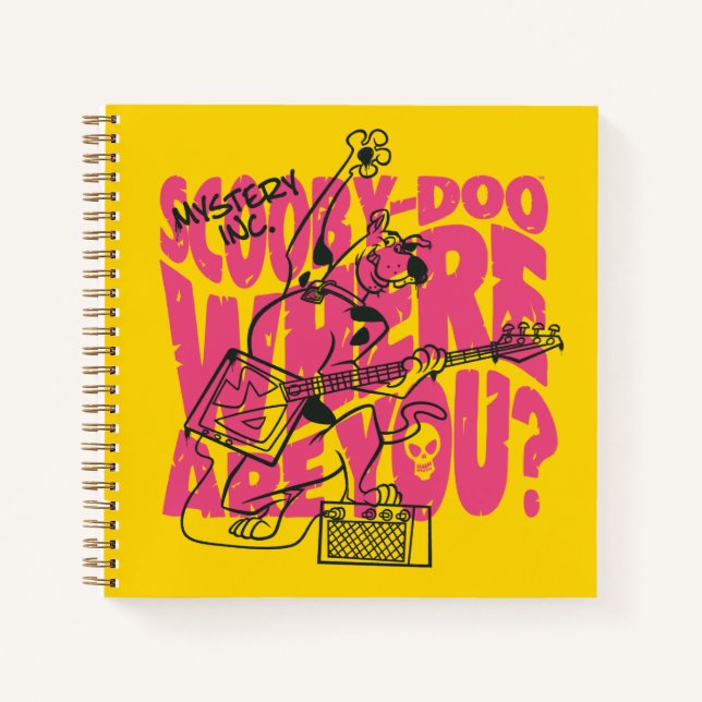 Carnet Riff de guitare punk Scooby-Doo Where Are You (Devant)