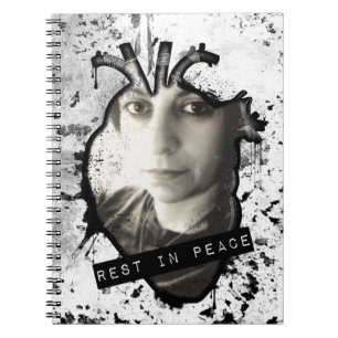 Carnet RIP anatomical heart Memory book