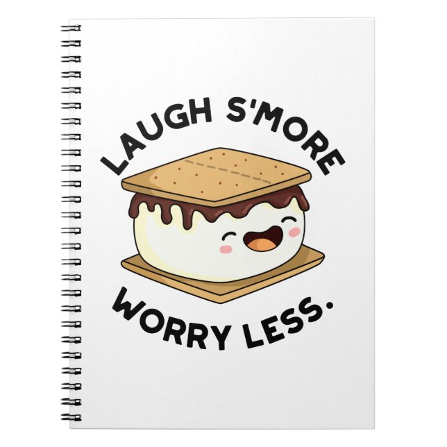Carnet Rire Plus Inquiète Moins Drôle Pun Smore (Devant)