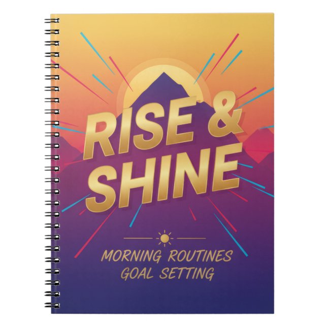 Carnet Rise & Shine Planner (Devant)