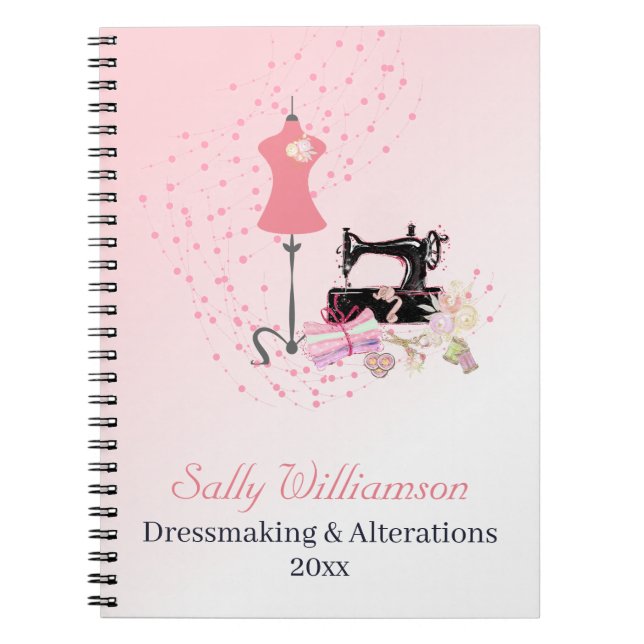 Carnet Robe nuptiale Altérations rose (Devant)