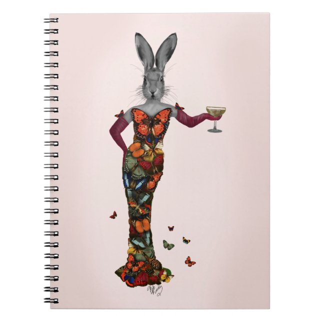 Carnet Robe papillon Rabbit 2 (Devant)