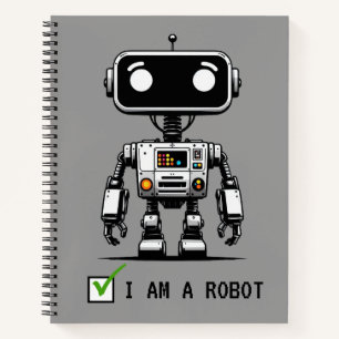 Carnet Robot Captcha - Je suis un Robot