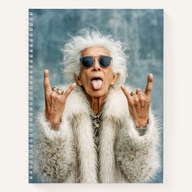 Carnet Rocher sur dans le style (Devant)