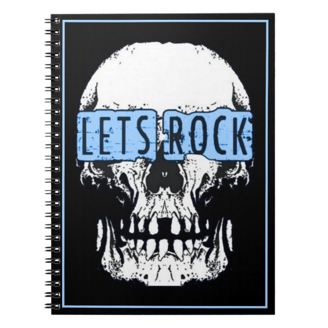 Carnet Rock Skull (Devant)
