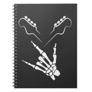 Carnet Rocker Skeleton Rocher à la main