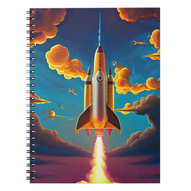 Carnet Rocket at sunset (Devant)